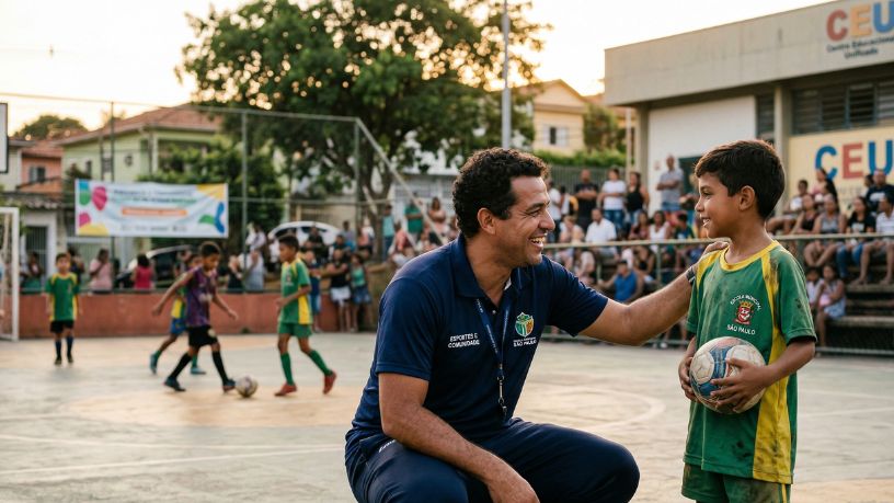 Educação pelo esporte: Como escola e comunidade podem crescer juntas? Sergio Bento de Araujo